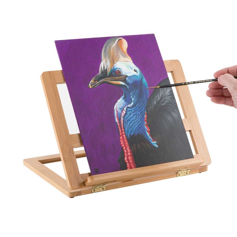 Bamboo Table Top Artist Painting Easel 