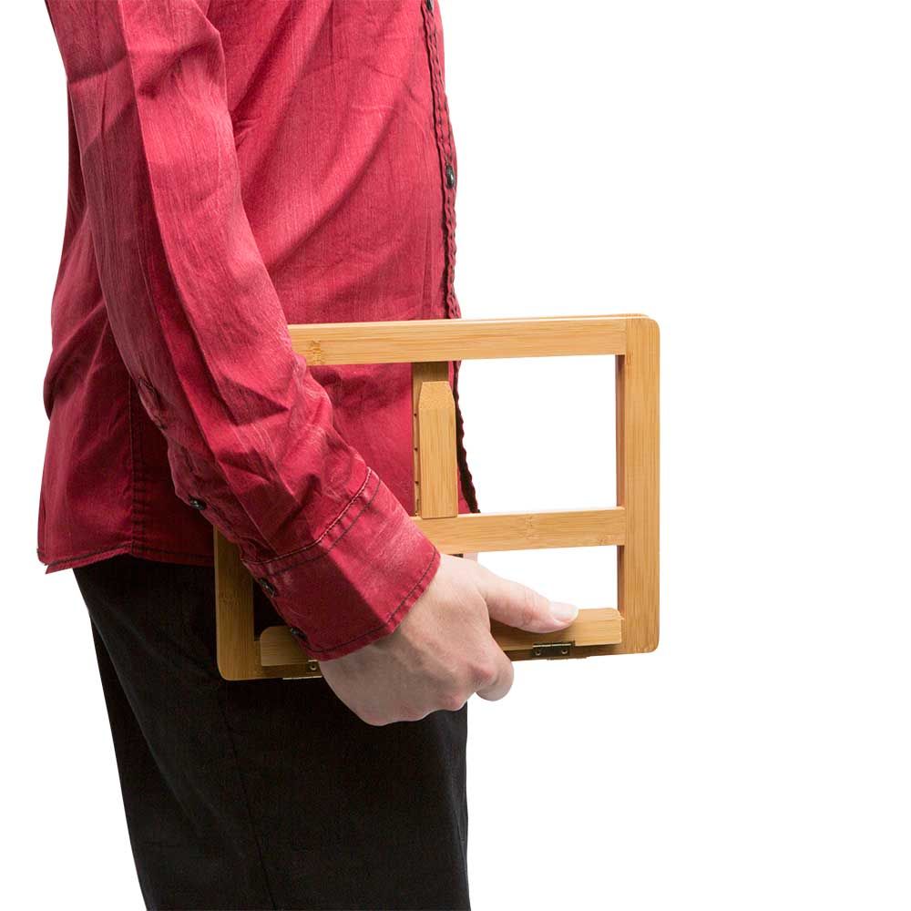 Tao Bamboo Table Easel weighs next to nothing!
