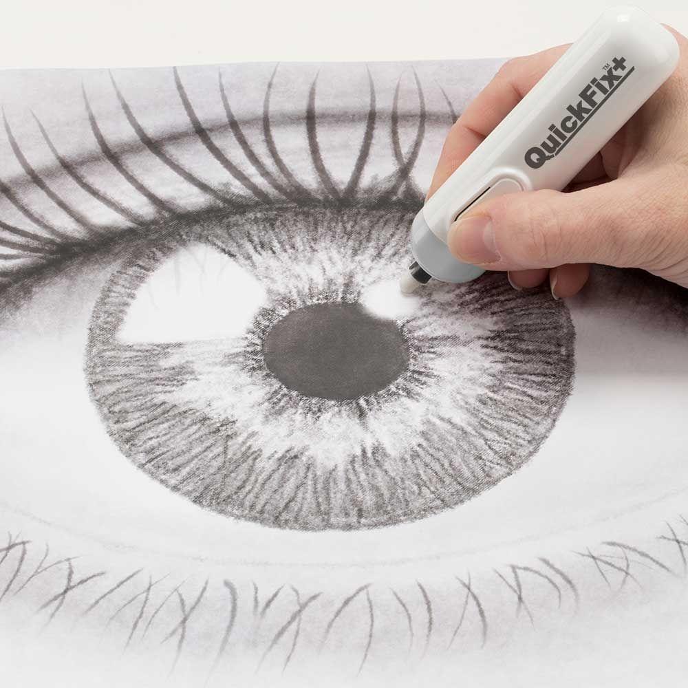 QuickFix+ Battery Powered Art Eraser White Jerry's Artarama
