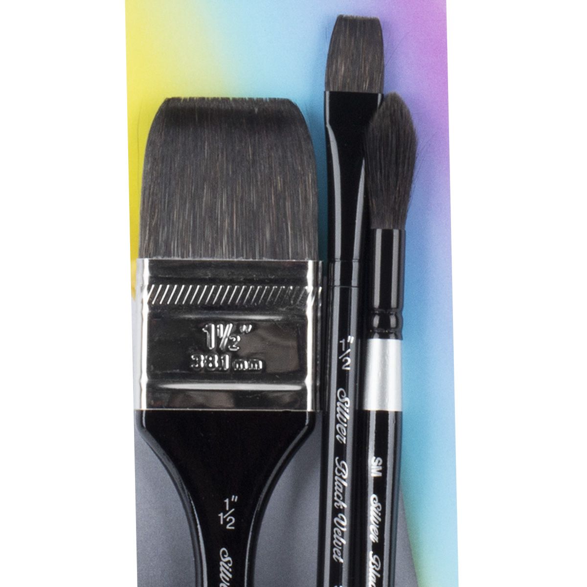 Black Velvet Watercolor Brush Set WC-3203S Short Handle