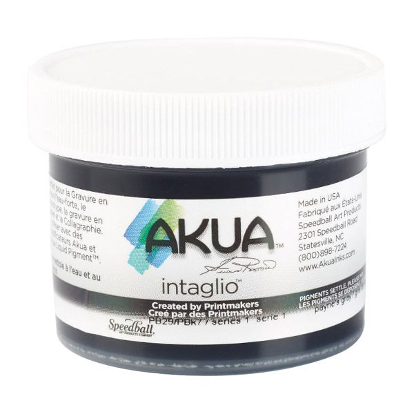 Akua Intaglio Ink 2oz Payne's Grey Jerry's Artarama