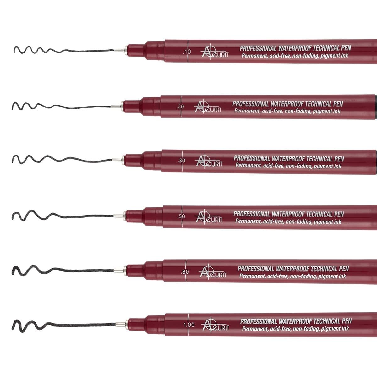 Acurit Professional Waterproof Technical Pens