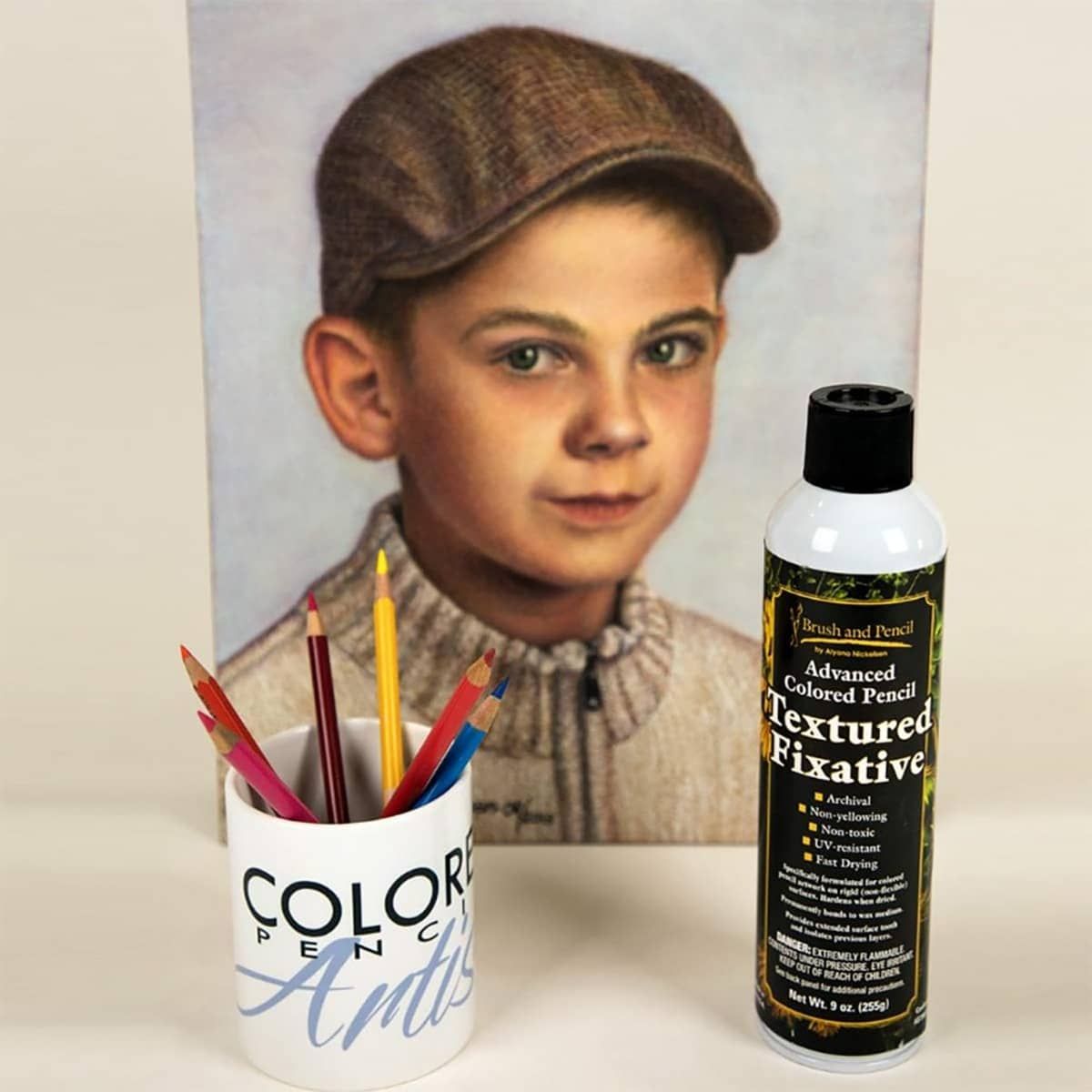 Advanced Colored Pencil 9 oz Textured Fixative Spray Jerry's Artarama