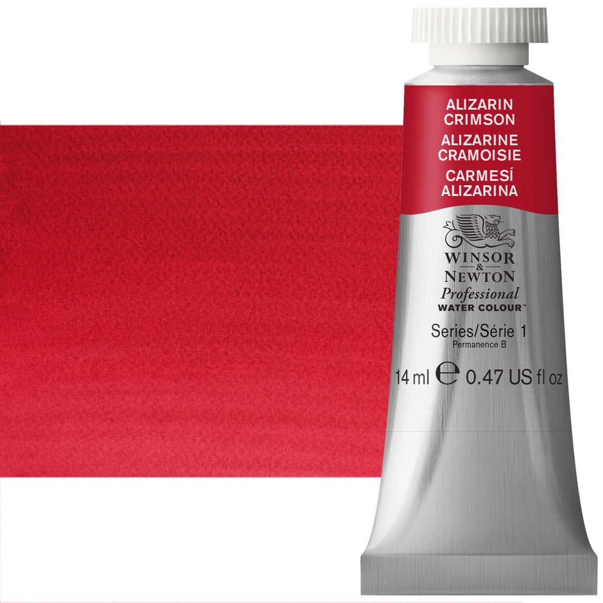Winsor & Newton Professional Watercolor - Alizarin Crimson, 14ml Tube