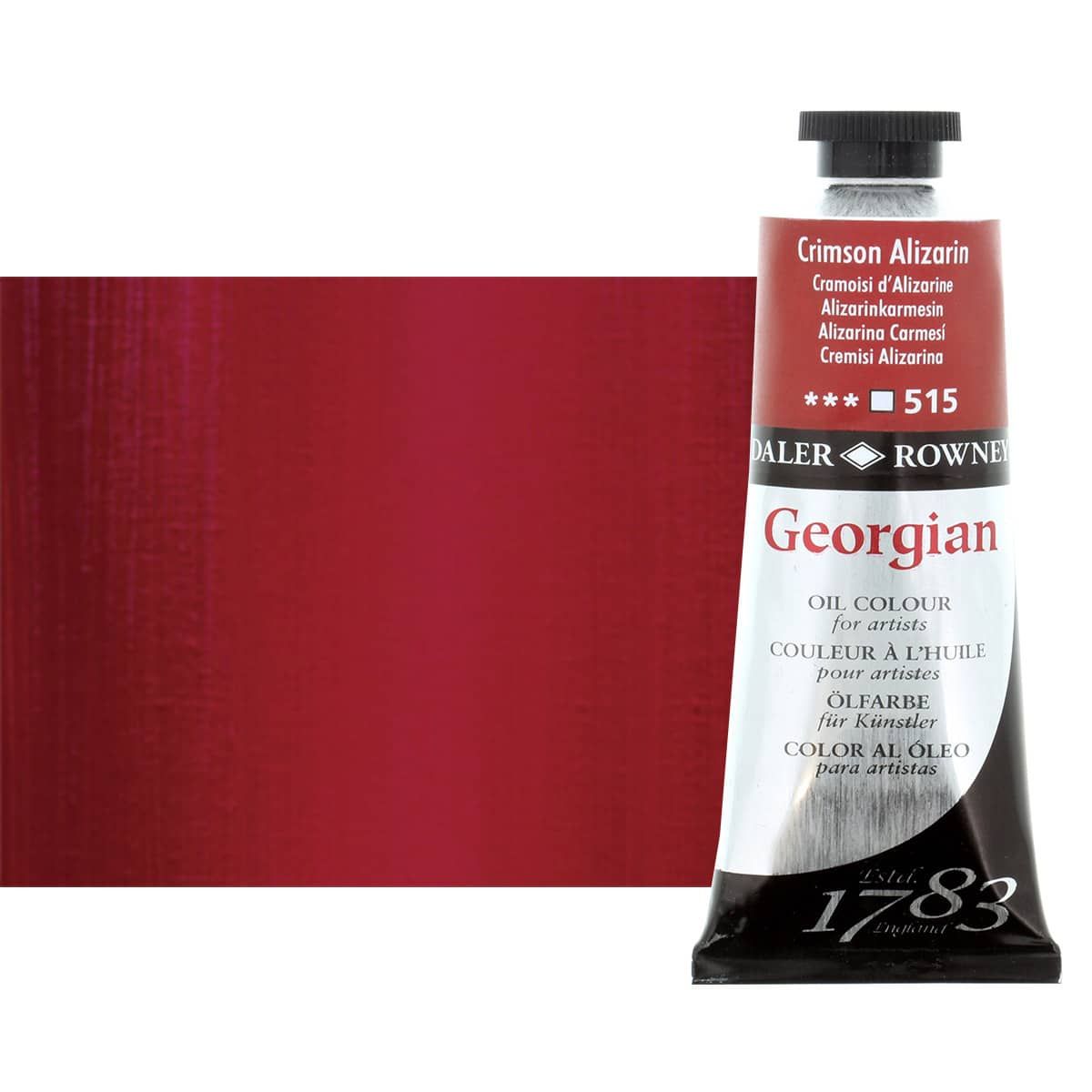 Daler-Rowney Georgian Oil Color 38ml Tube - Alizarin Crimson