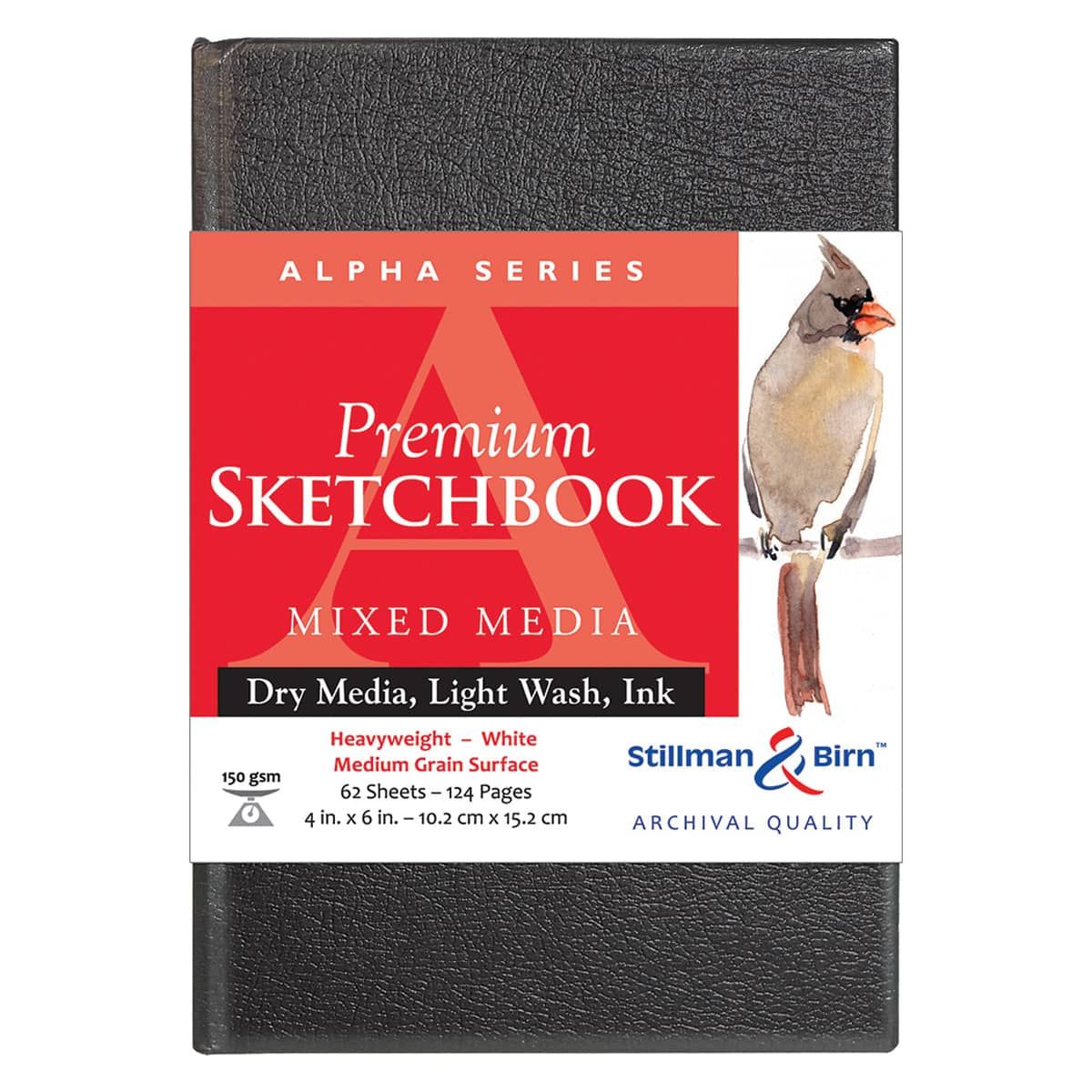 Stillman and Birn Premium Alpha Wirebound Sketchbook - 10”x7” (50