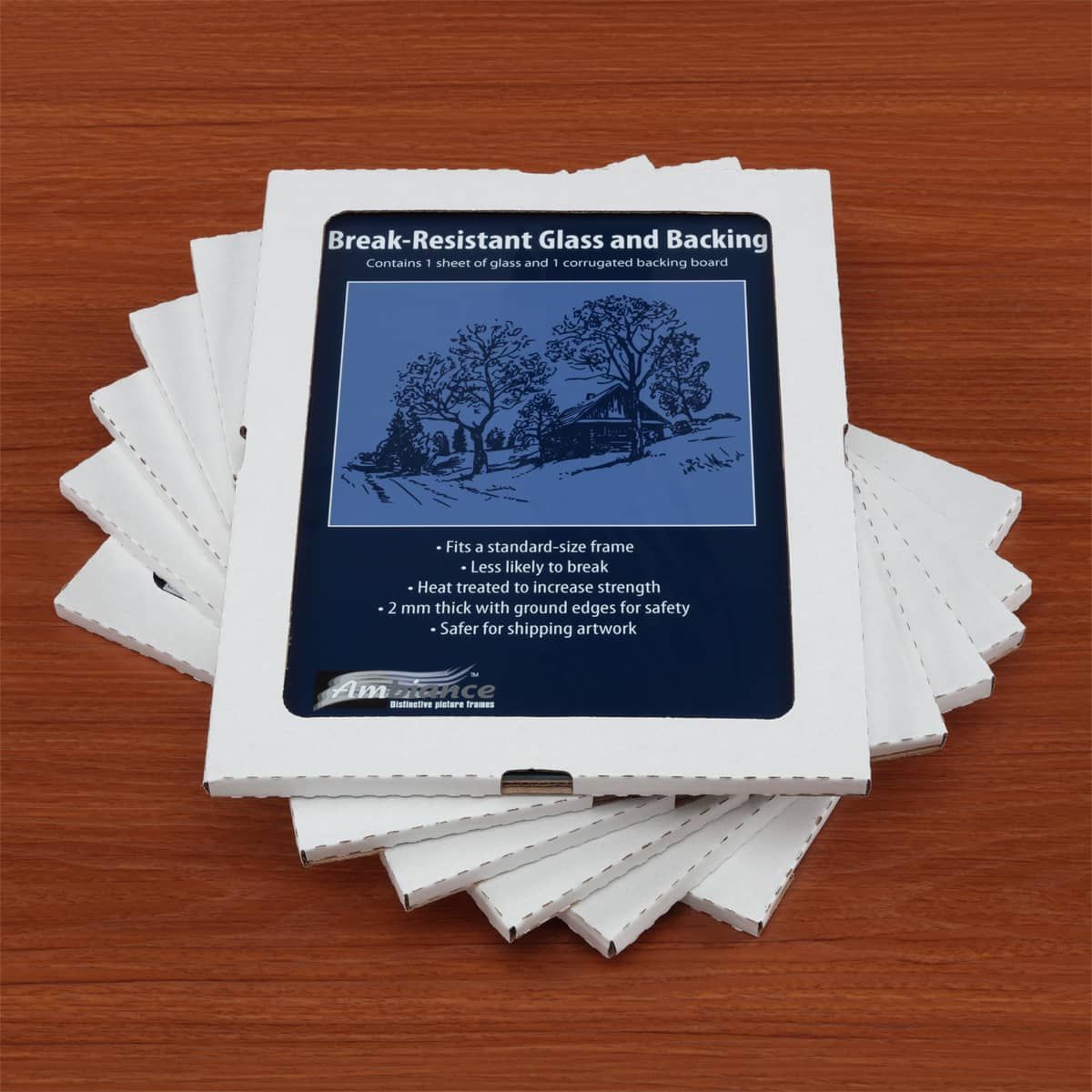 Ambiance Break-Resistant Picture Frame Glass and Backing