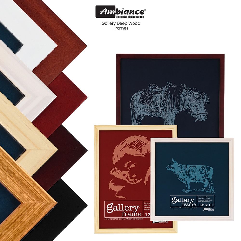 Ambiance Gallery Wood Frame Variety Of Sizes And Colors