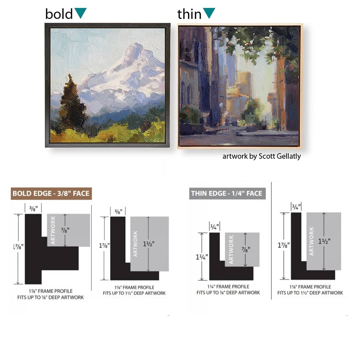 Ampersand Floater Frame Profile Information