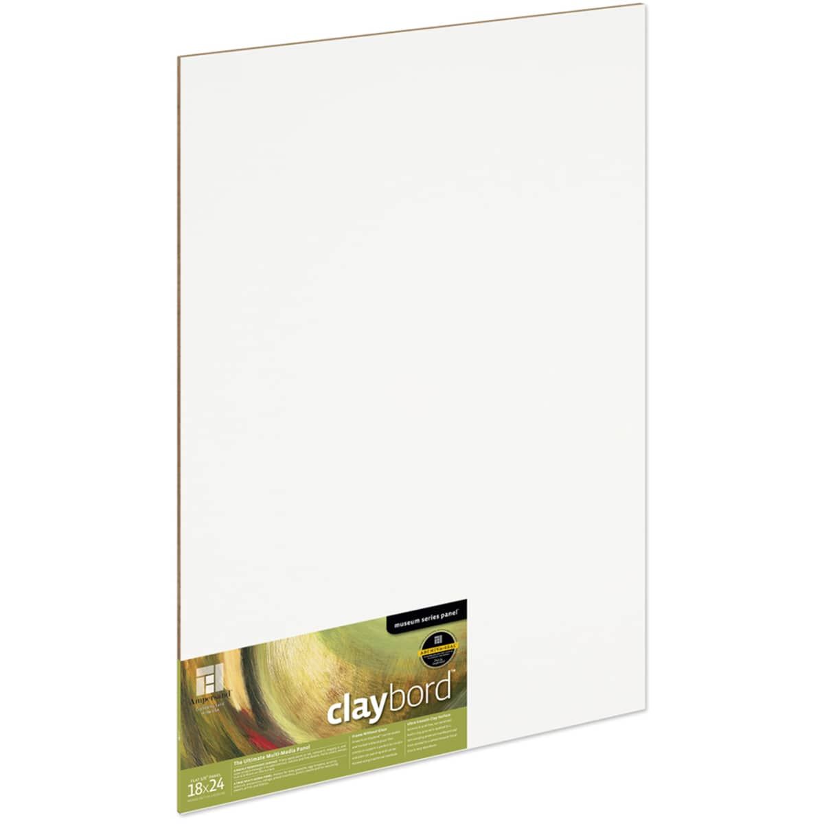 Ampersand Claybord Panel 1/8" 18" x 24" Jerry's Artarama