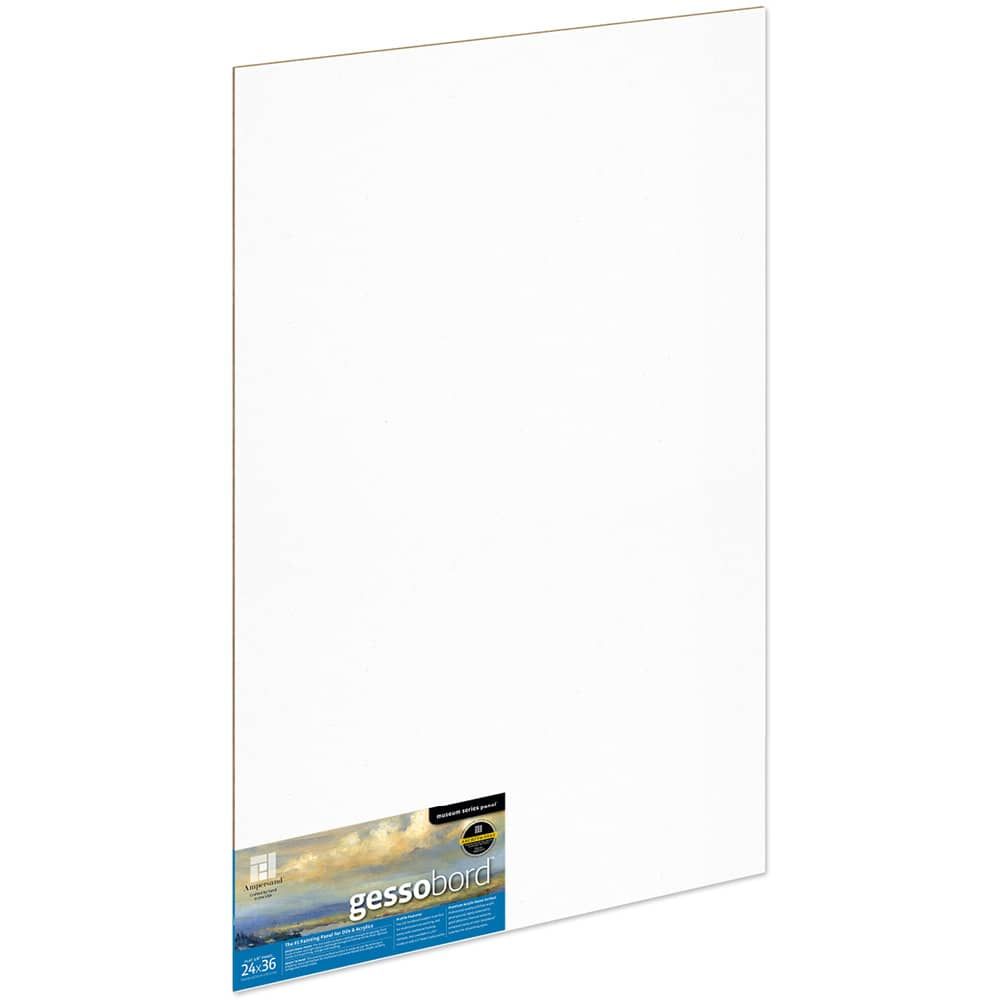 Ampersand Museum Series Gessobord Panels 1/8" Single Flat Panel 24" x