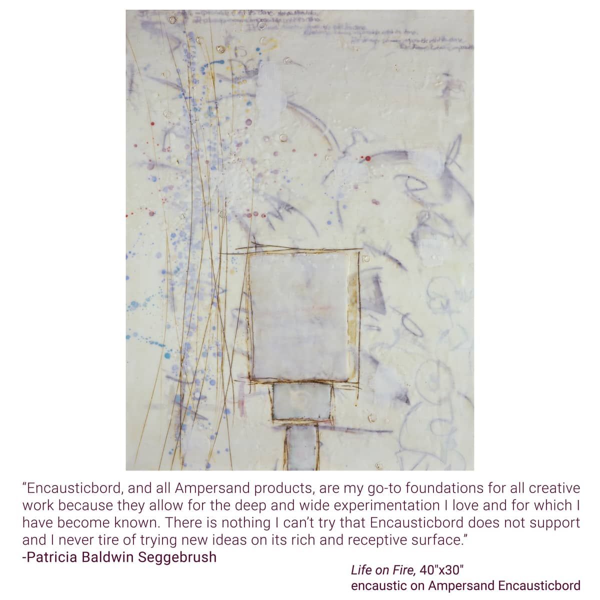 Artist Review by Patricia Baldwin Seggebrush
