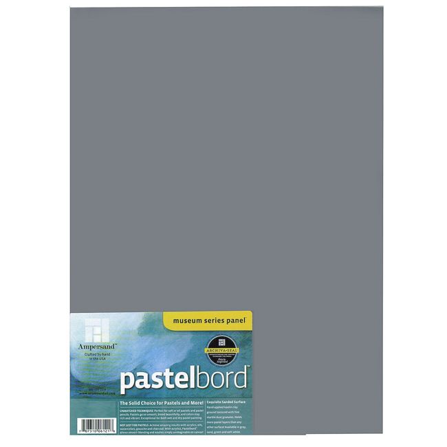 Ampersand Museum Series Pastelbord Single 6" x 6" 1/8" flat wood Jerry's Artarama