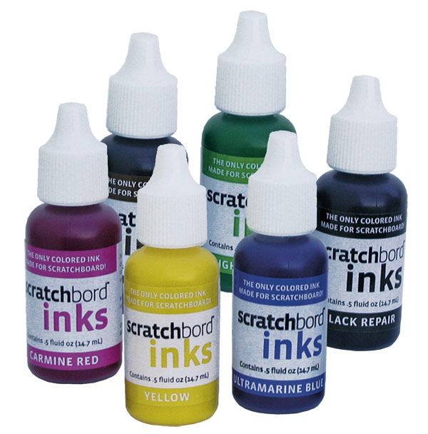 Ampersand Scratchbord Claybord Inks Jerry's Artarama