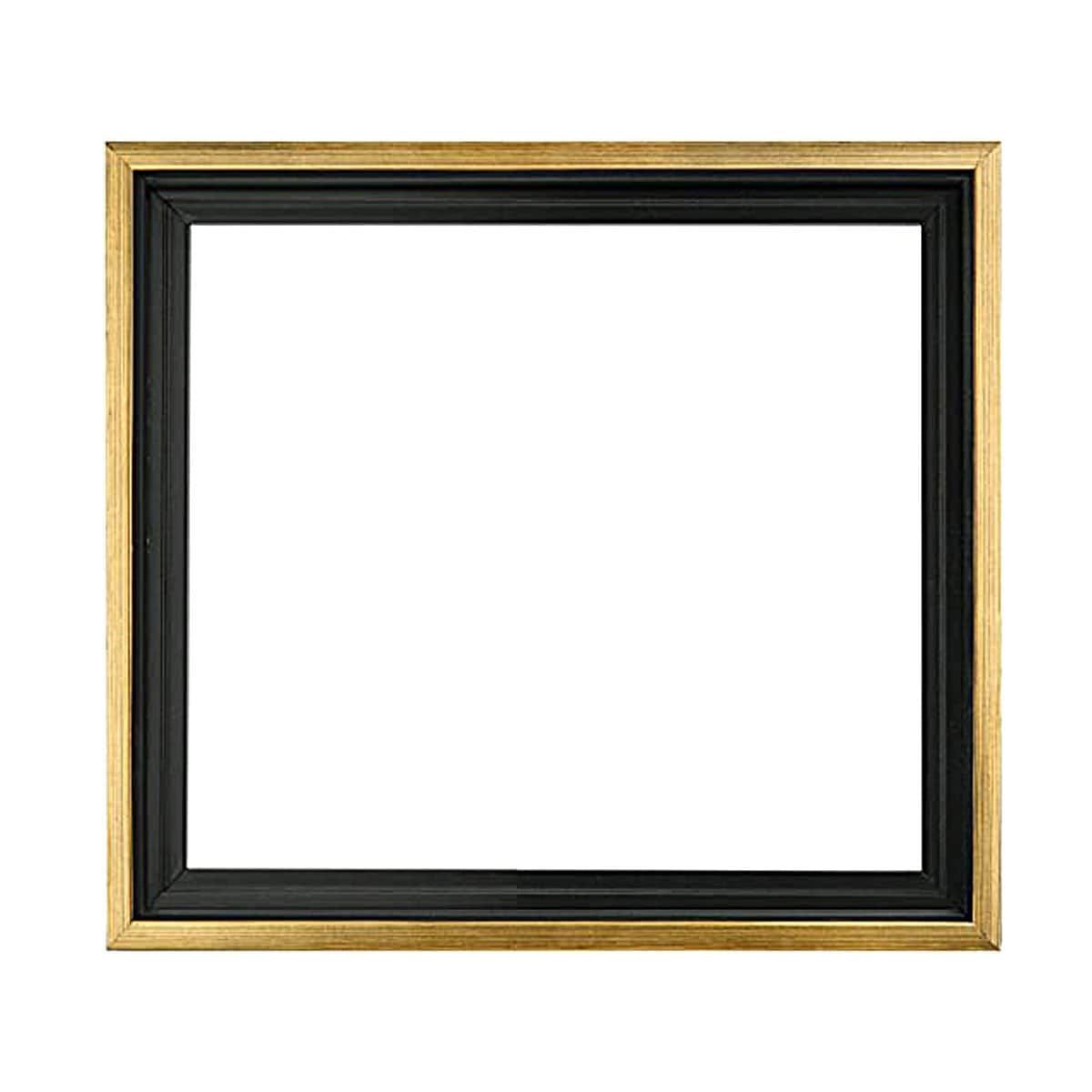 Cardinali Renewal Core Floater Frame - Black/Antique Gold 10"x10", Open Back (Box of 6)