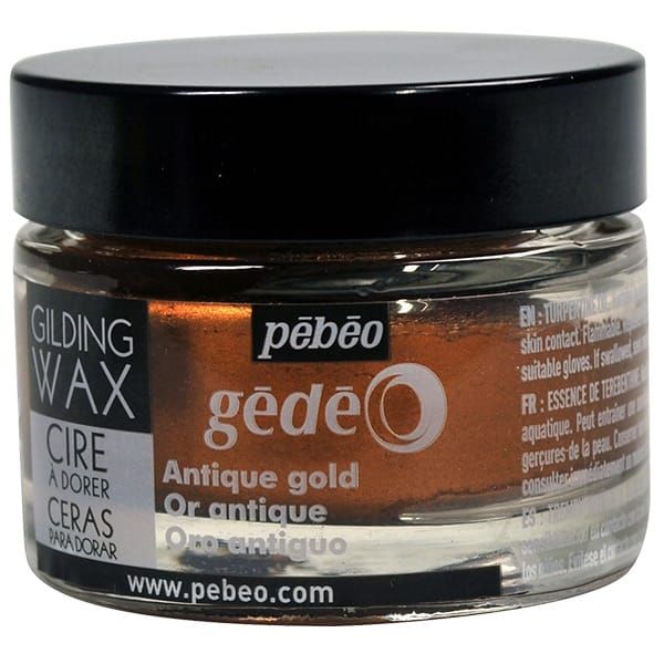 Pebeo Gedeo 30ml - Gilding Wax Antique Gold