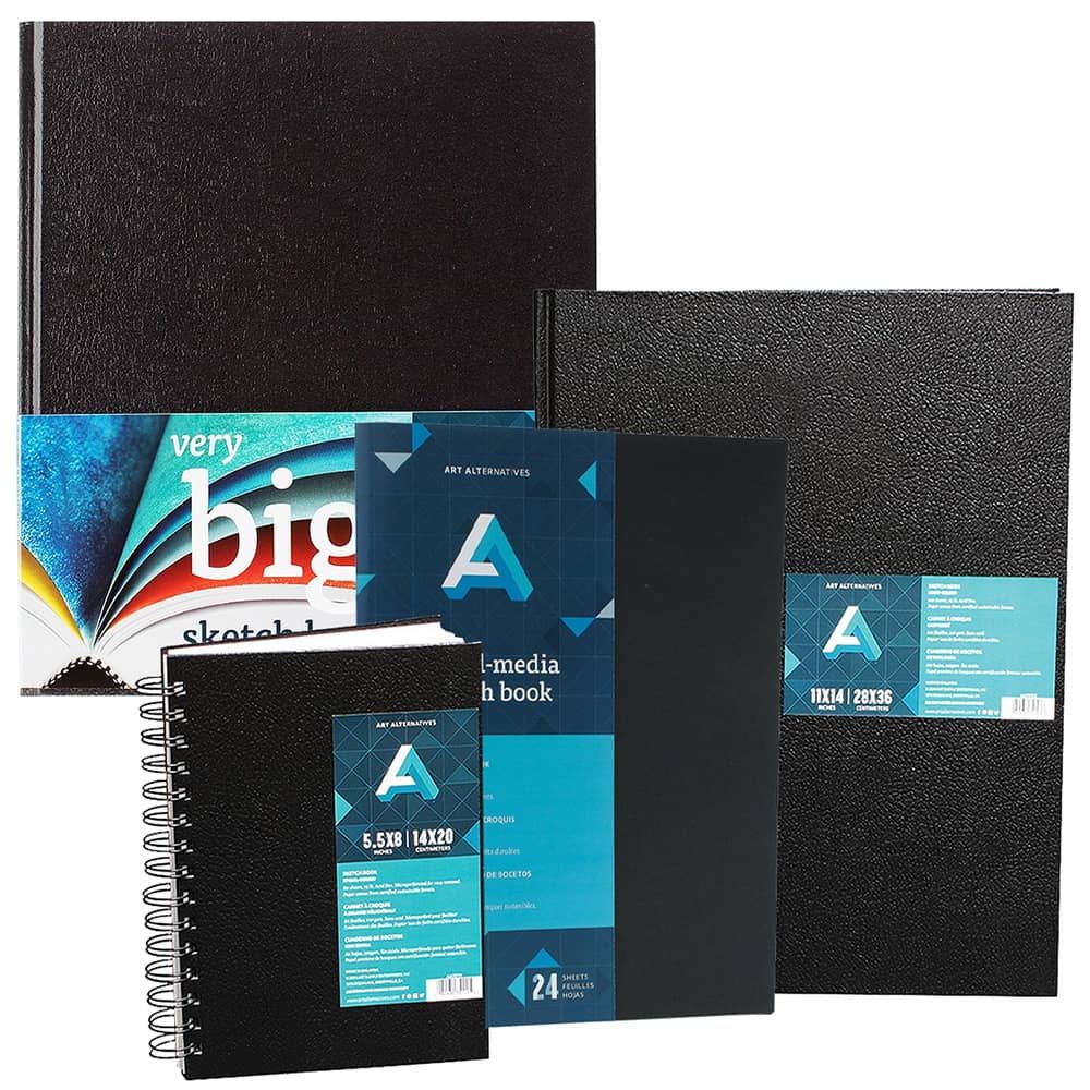 Art Alternatives Spiral Bound Sketch Book, 4 x 6