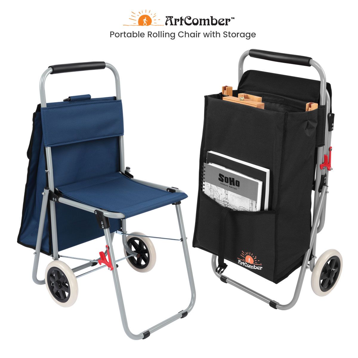 ArtComber Portable Rolling Chair