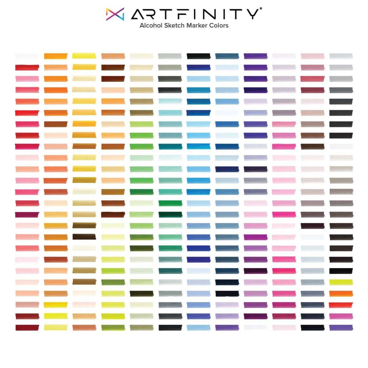 Artfinity Sketch Marker Sets - Vibrant, Professional, Dye-Based Alcohol Markers for Artists, Drawing, Students, Travel, & More! - [Flagstone Red Rv6-4