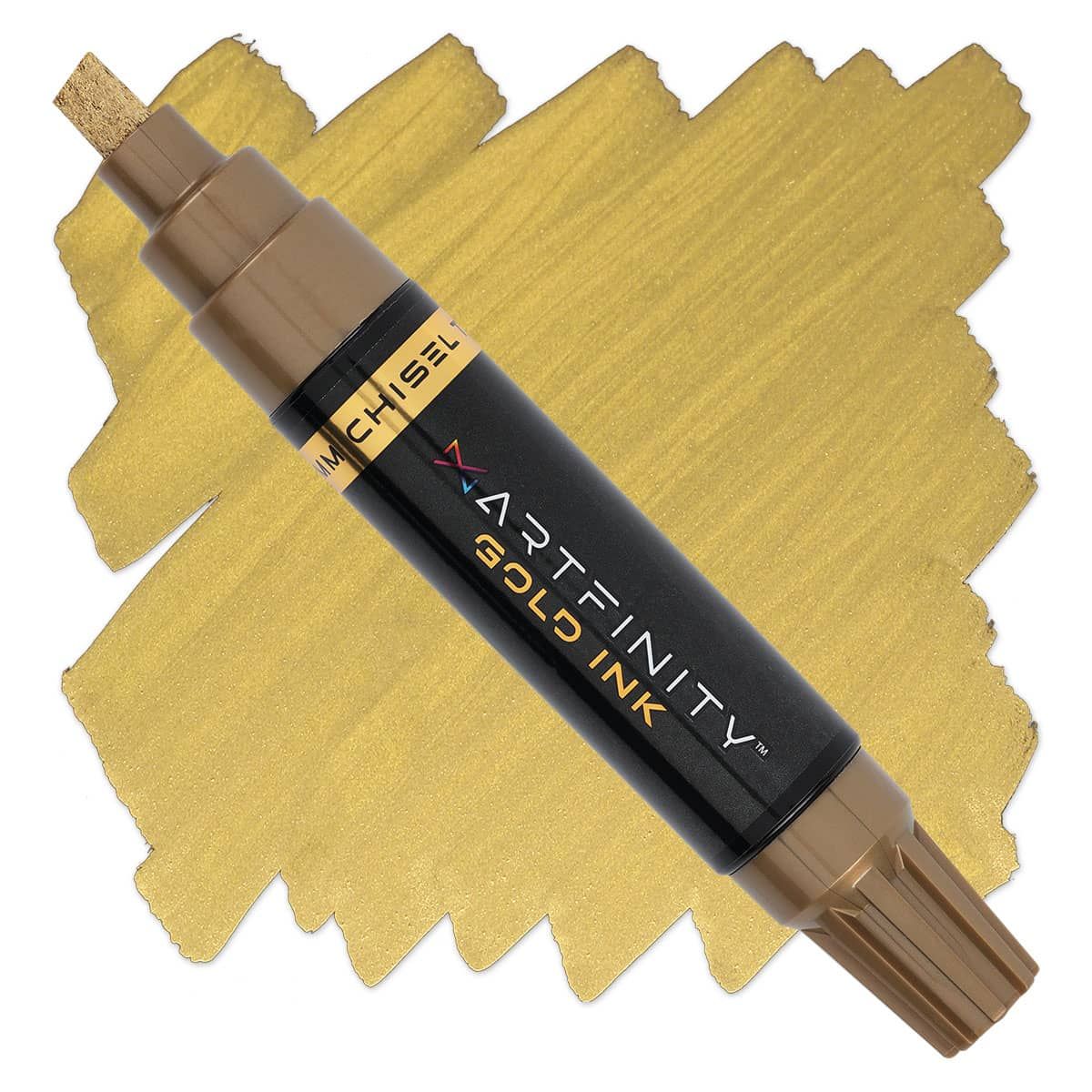 Artfinity Rich Metallic Marker 8.5mm Chisel Nib, Gold