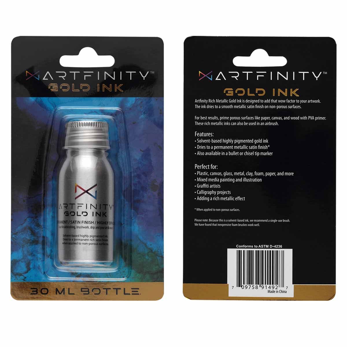 Make an impact with Artfinity Rich Metallic Inks