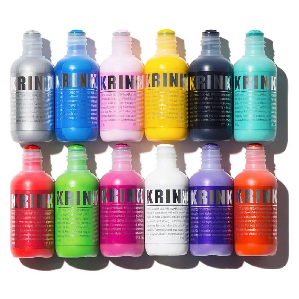 Krink K-60 Dabber Alcohol-Base Paint Marker 60 ml Set of 12