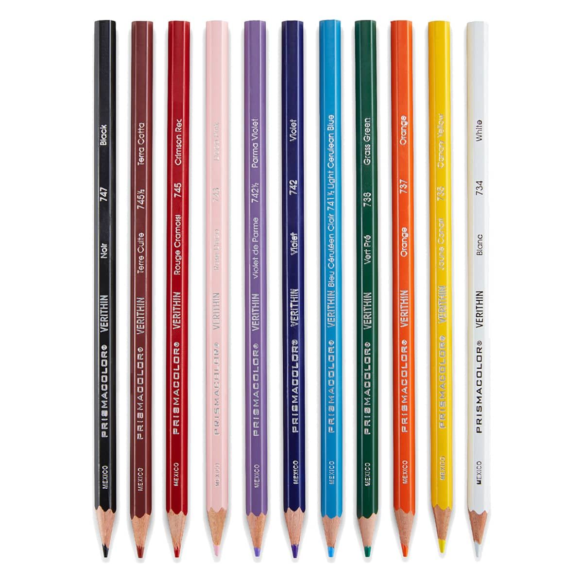 Prismacolor Verithin Colored Pencil Set of 12 Jerry's Artarama