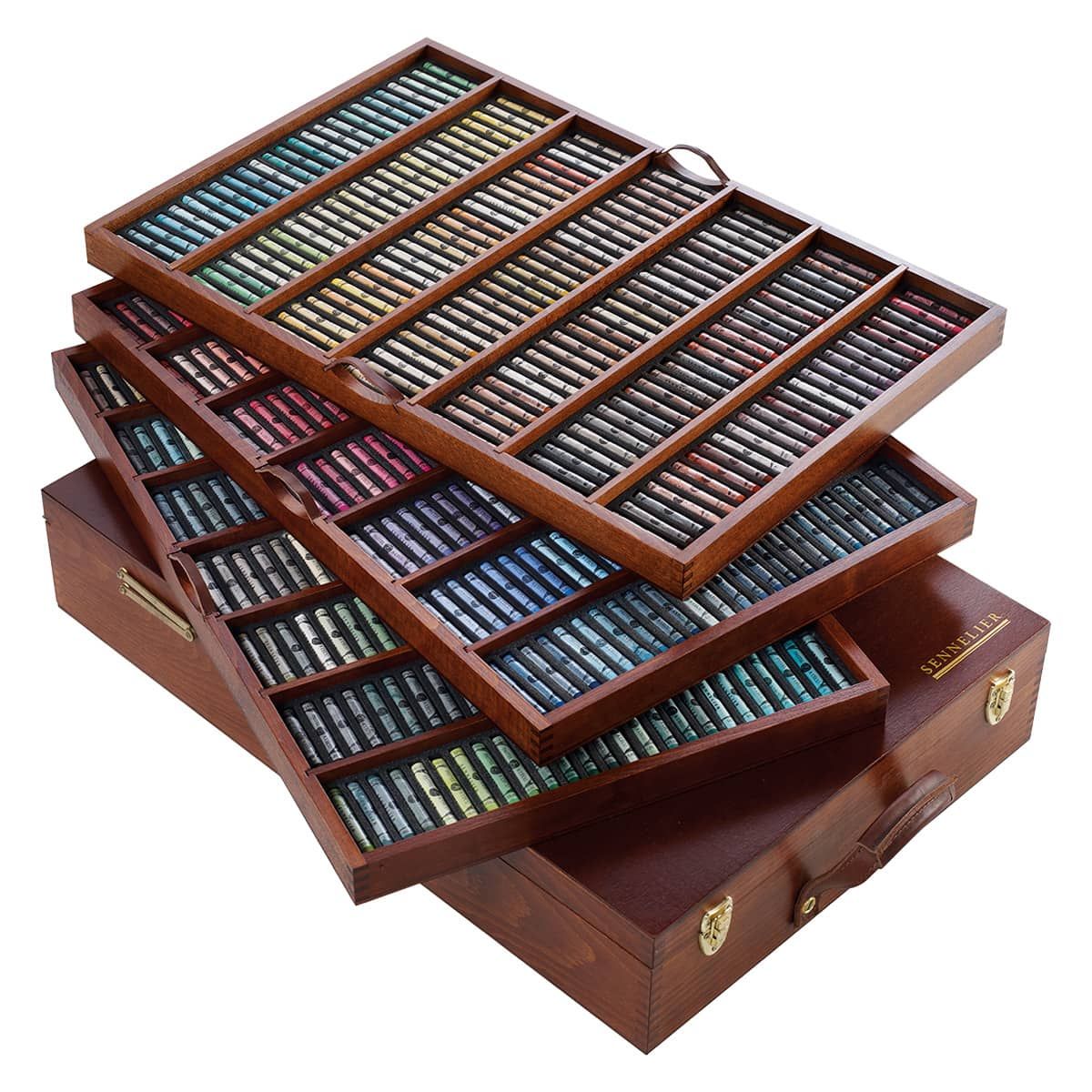 Sennelier Extra-Soft Pastel Wood Box Set of 525