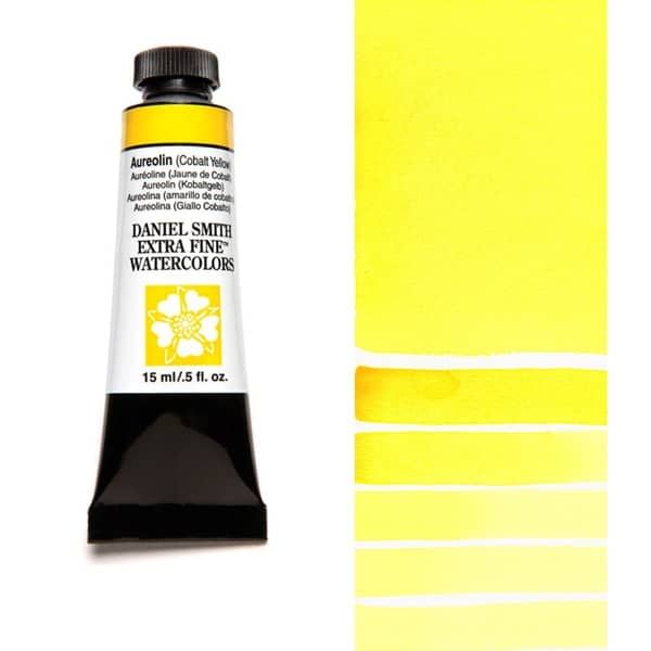 Daniel Smith Extra Fine Watercolors - Aureolin (Cobalt Yellow), 15 ml Tube