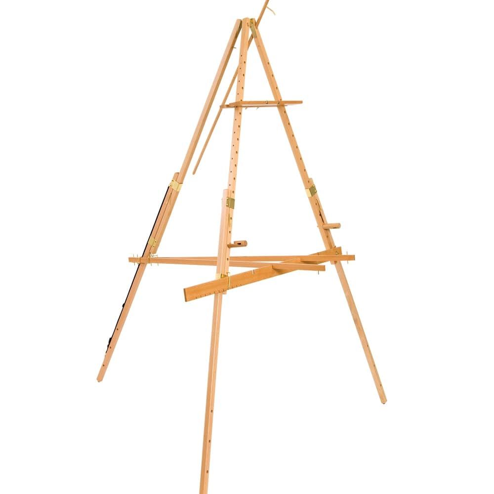 an easel sturdy enough to let you paint large on any terrain