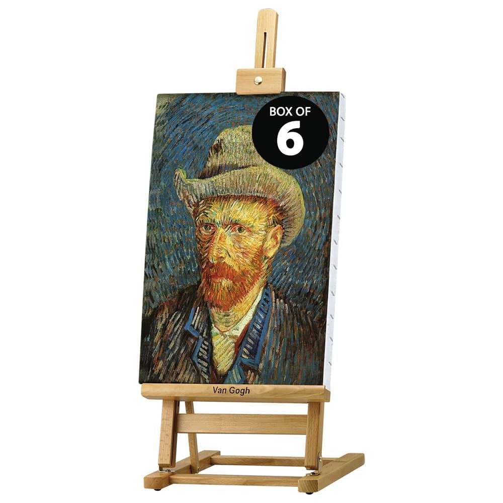 Box 6 Van Gogh Table Easel Beechwood Finish