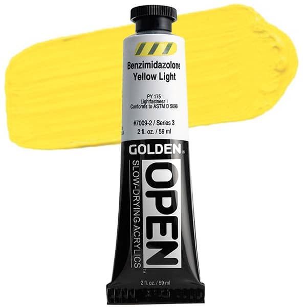 Golden Open Acrylic 2oz Benzimidazolone Yellow Light