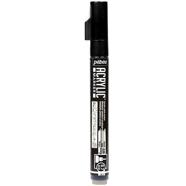 Pebeo Acrylic Marker .7mm - Black