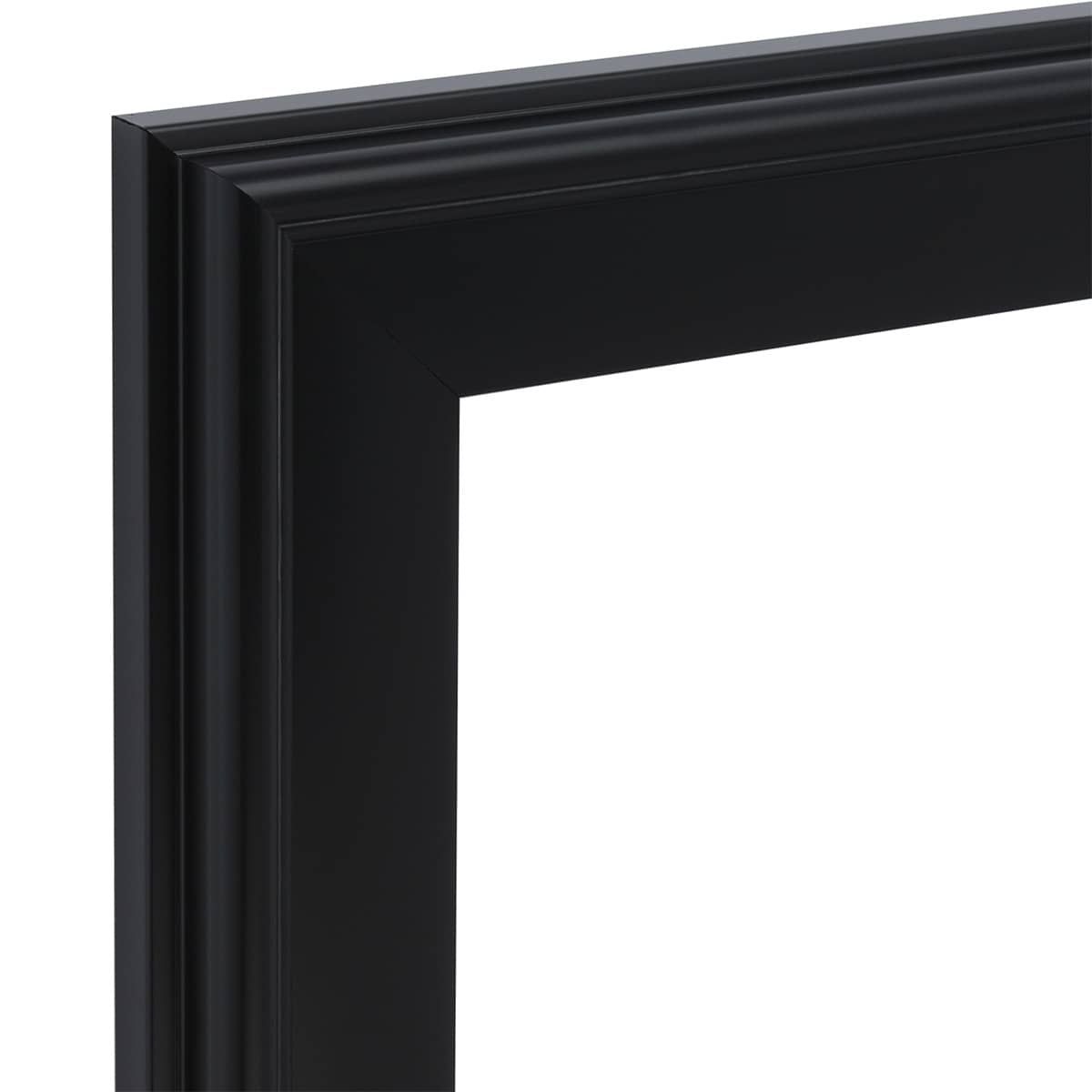 front of the frame has a smooth, blemish-free surface