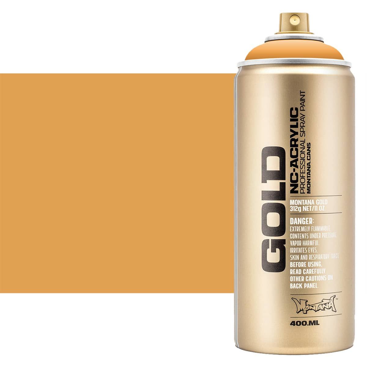 Montana GOLD Acrylic Professional Spray Paint 400 ml - Blast Orange