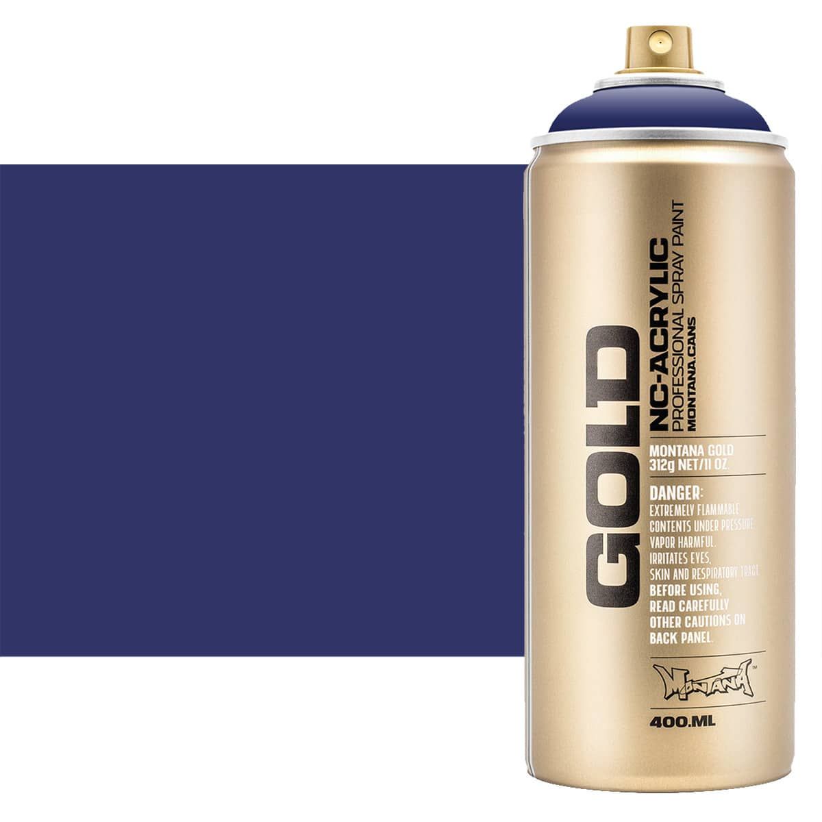 Montana GOLD Acrylic Professional Spray Paint 400 ml - Blue Velvet