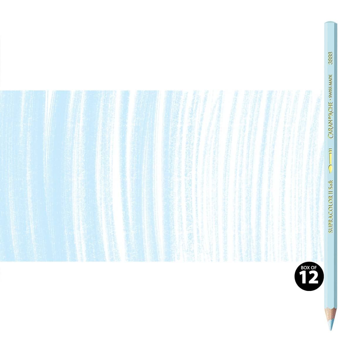 Supracolor II Watercolor Pencils Box of 12 No. 371 - Bluish Pale
