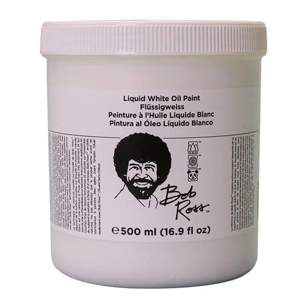 Bob Ross Liquid White Medium 473ml Jar