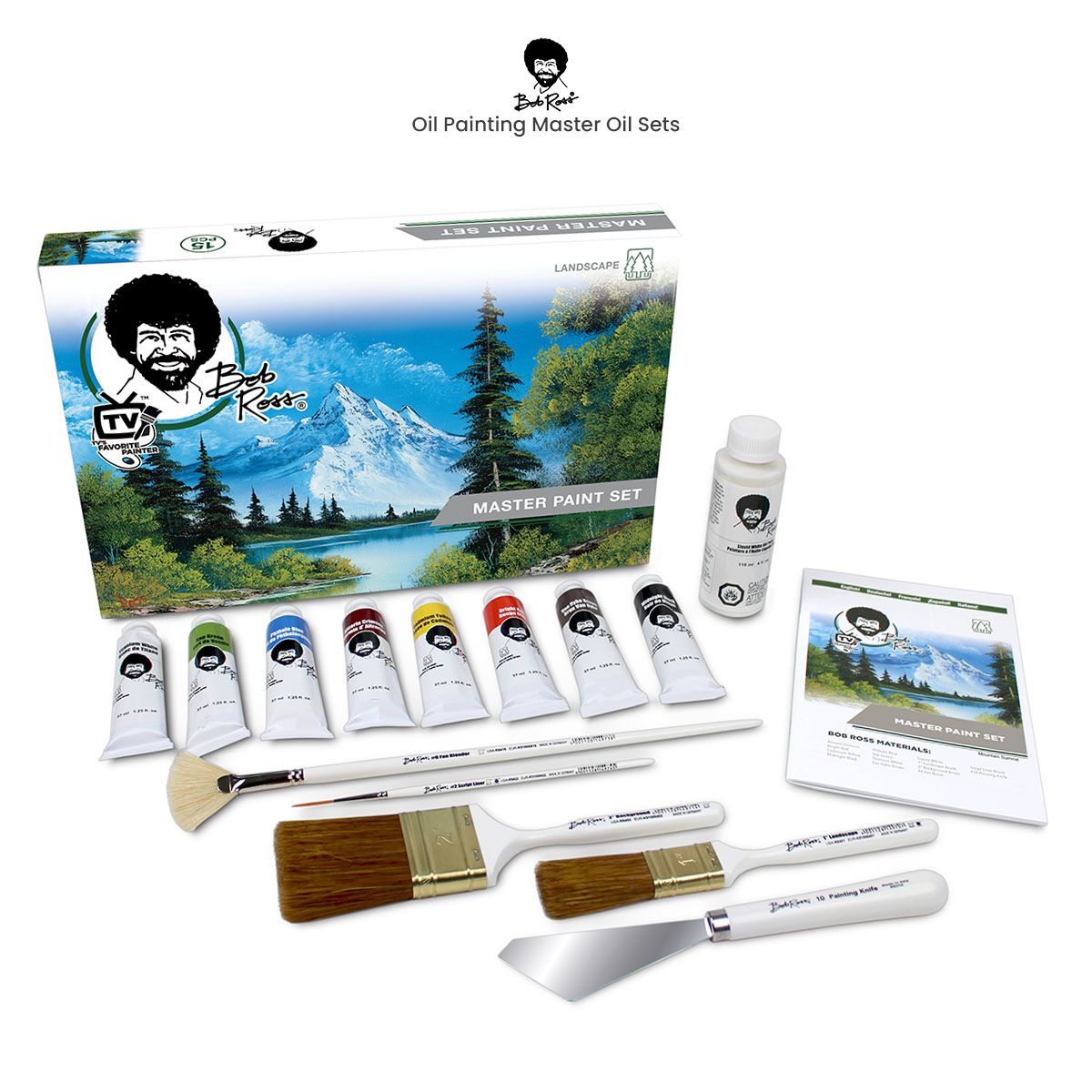 Bob Ross Oil Painting Mediums