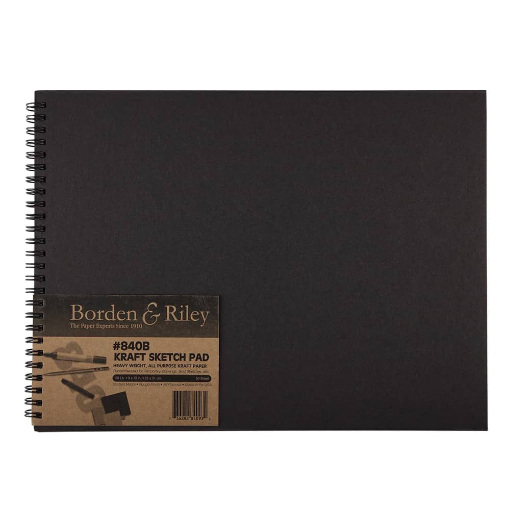 Borden & Riley Hard Cover Field Books kraft paper cover
