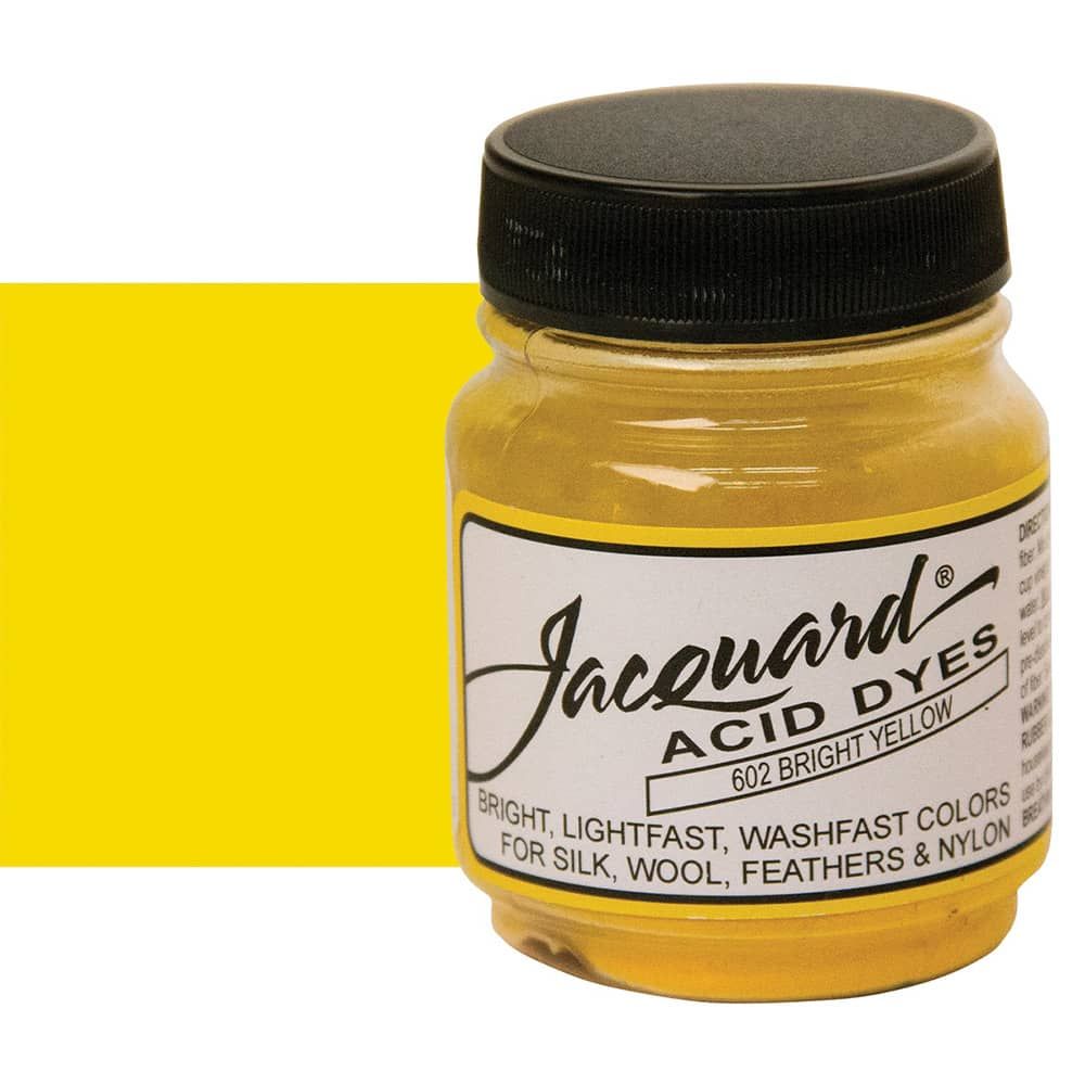 Jacquard Acid Dye Bright Yellow, .5 oz Jerry's Artarama