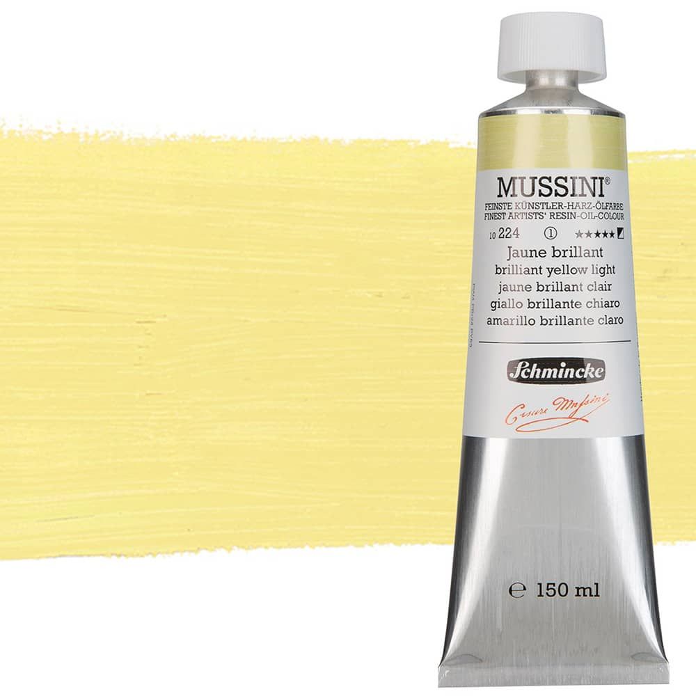 Schmincke Mussini Oil Color 150 ml Brilliant Yellow Light