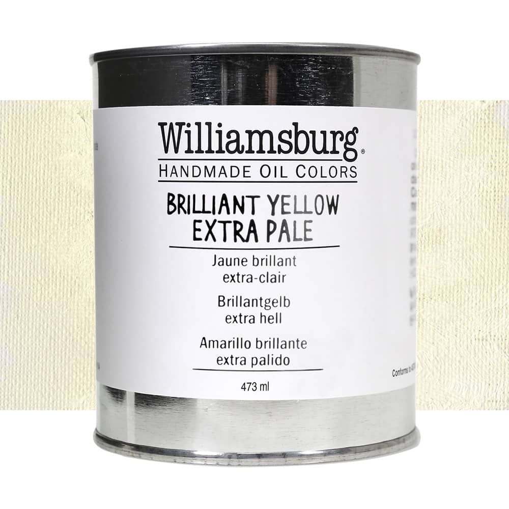 Williamsburg Oil Color 473 ml Can Brilliant Yellow Extra Pale