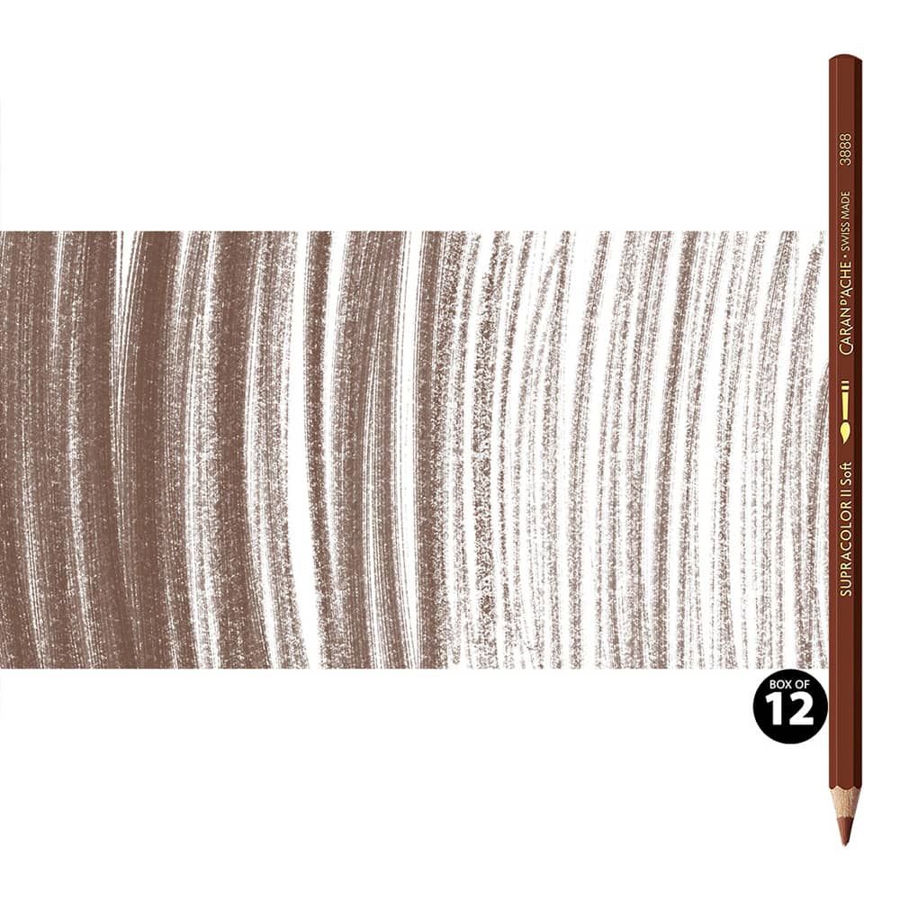 Supracolor II Watercolor Pencils Box of 12 No. 059 - Brown