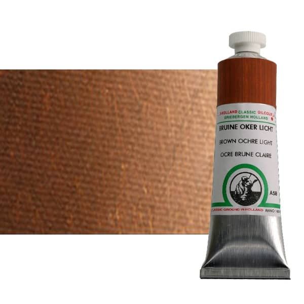 Old Holland Classic Oil Color 40 ml Tube - Brown Ochre Light 