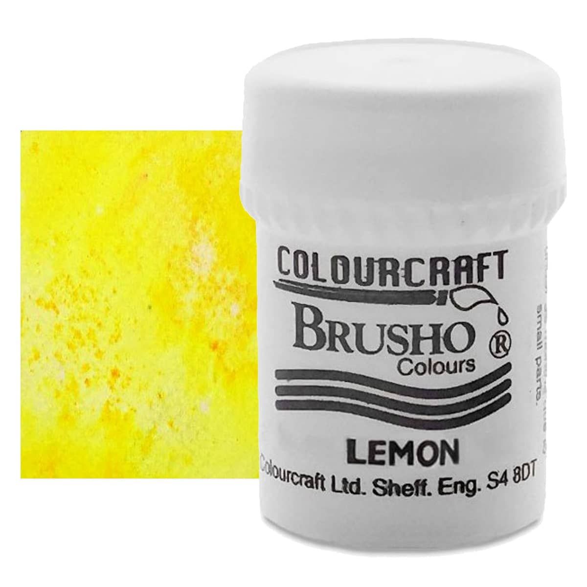 Brusho Crystal Colour, Lemon, 15 Grams