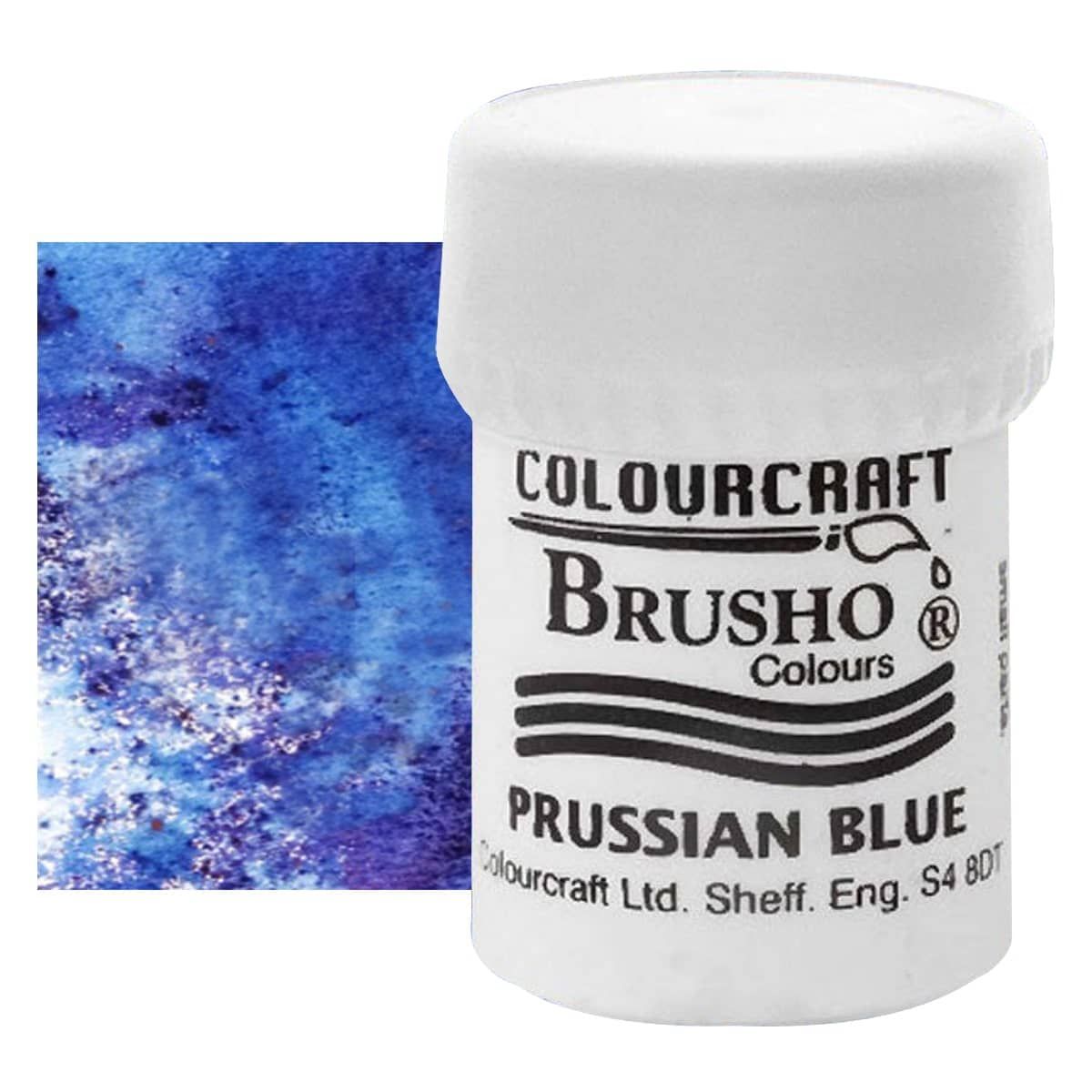 Brusho Crystal Colour, Prussian Blue, 15 grams