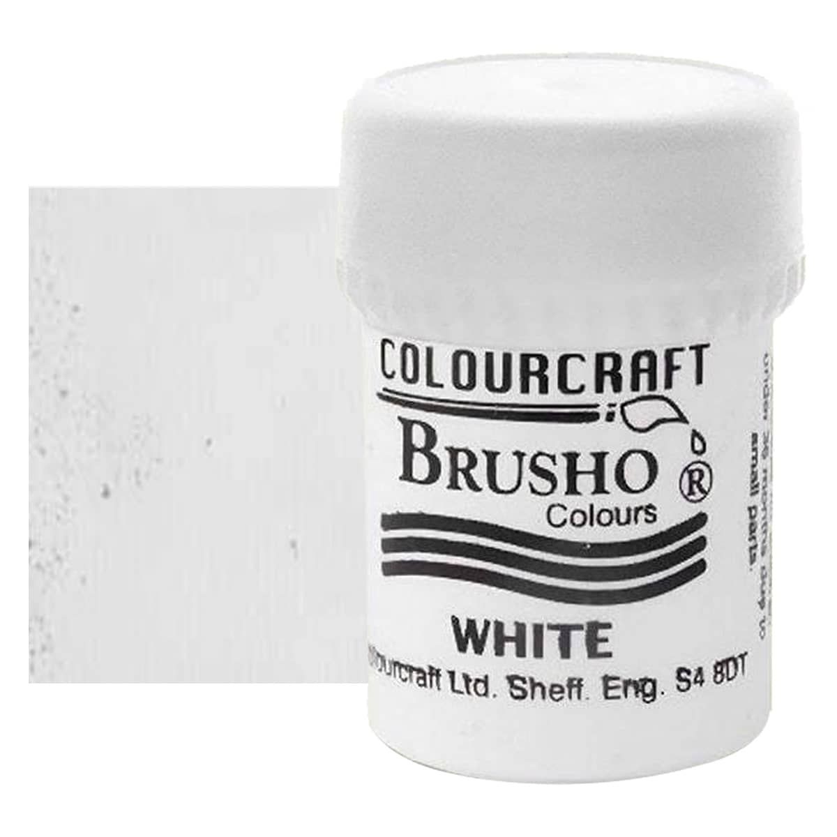 Brusho Crystal Colour, White, 15 grams