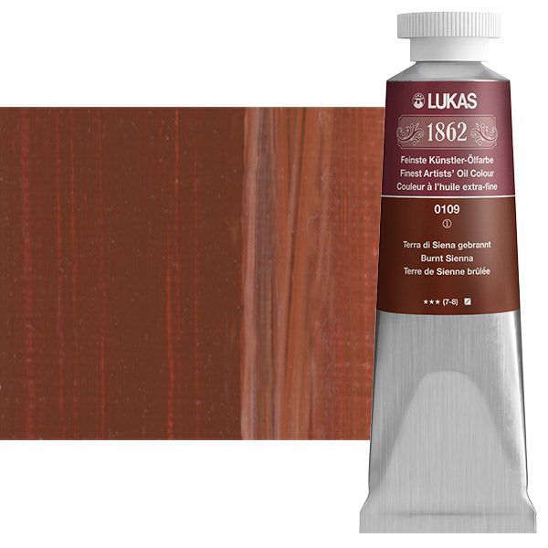 LUKAS 1862 Oil Color - Burnt Sienna, 37ml