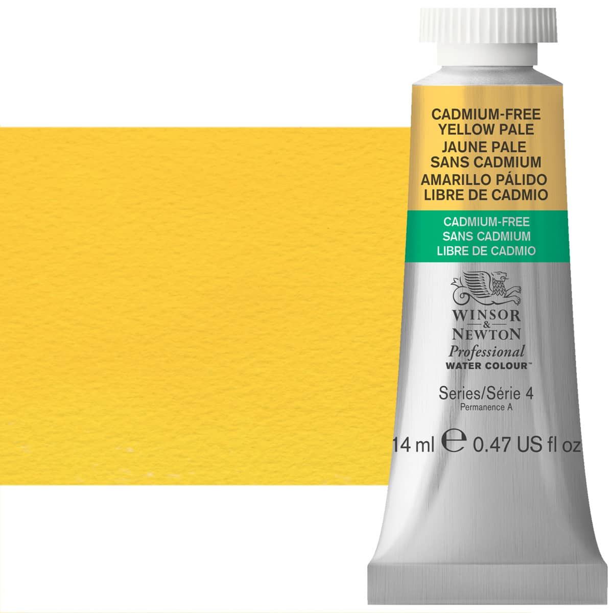 Winsor & Newton Professional Watercolor - Cadmium-Free Yellow Pale, 14ml Tube